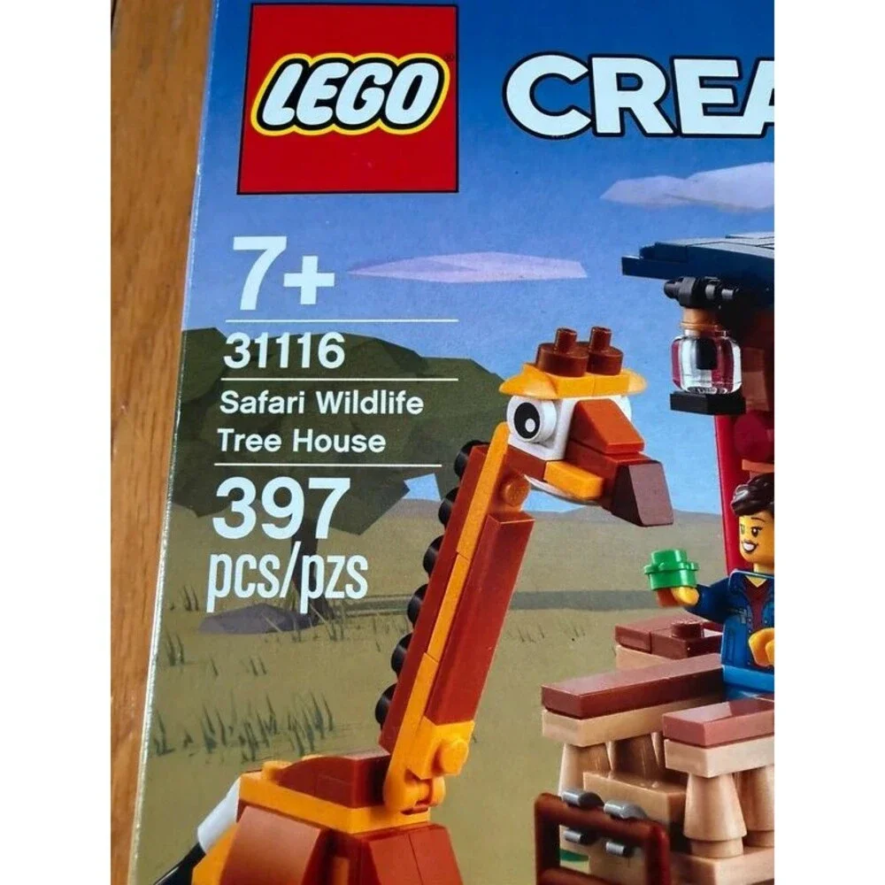 2 Lego Creator Sets 31116 Safari TreeHouse 31058 Mighty Dinosaurs